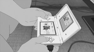 console,game,anime,black and white,nintendo,summer wars