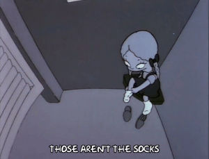 socks,season 3,sad,episode 14,what,3x14