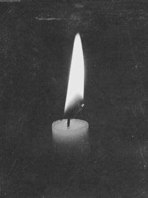 black and white,candle,edited