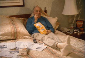 lazy,curb your enthusiasm,eating,larry david