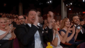 funny,excited,clapping,channing tatum,oscars 2015