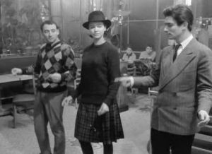 60s,french,godard,1960s,french movie,anna karina,french new wave,bande a part,new wave,jean luc godard,band of outsiders,film,dance,vintage,cinema,snap,1964,sixties,odile