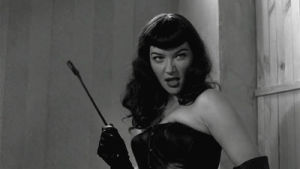 sassy,rawr,bettie page,black and white,vintage