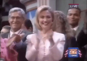 dnc,hillary clinton,macarena,90s,hillary,clapping,clinton,clap,democratic national convention,1996
