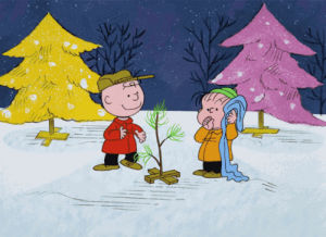 christmas tree,animation,television,christmas,vintage,cartoon,charlie brown,vintage television,1965,a charlie brown christmas,gameraboy