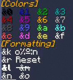 Как сделать разноцветные клан. Цветные ники в майнкрафте. Цветное название клана. Цвета майнкрафт для префикса. Цвета префиксов.