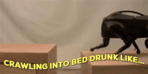 crawl into bed,robot,drunk,crawling,crawl,drunk robot