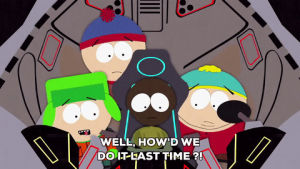 fun,eric cartman,excited,stan marsh,kyle broflovski,confused,adventure,aliens,starvin marvin,ethiopian