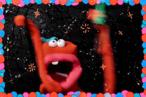 puppets,gg puff and trolo,dancing,party,rave,domitille collardey,in the club,puppet reactions