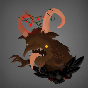 krampus,halloween,dark,spooky,devil,christimas