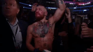 conor mcgregor,outro,fight,bye,wave,exit,ufc 202,the notorious