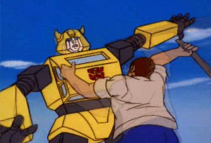 Transformers bumblebee stick GIF - Find on GIFER