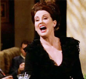 megan mullally,will and grace,karen walker,wag,will grace,gloomy,dressed up,post modern
