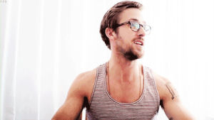 ryan gosling,excited,yes,glasses