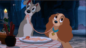 lady and the tramp,valentines day,disney