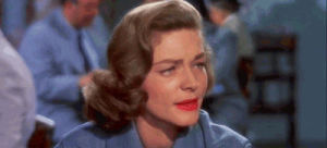 movies,questioning,lauren bacall,inquisitive,written on the wind