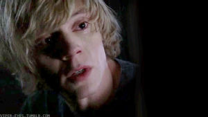 evan peters,american horror story,tate langdon,remember when i posted about that scene