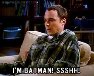 im batman,big bang theory,shhhh,sheldon