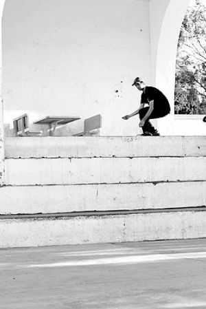 black and white,skateboarding,enjoi,ryan lay