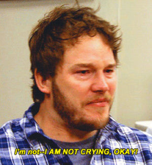 parks and recreation,chris pratt,funny,best,crying,reaction,hot guys,therapy,psychodrama,3 girls 1 therapist