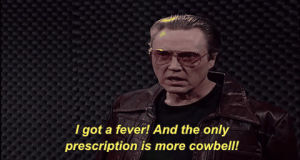 more cowbell,snl,saturday night live,2000s,christopher walken,great wall