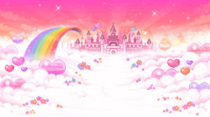 rainbow,castle