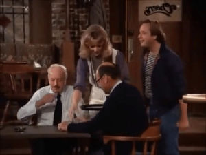 scared,cheers,yikes,shelley long,cheers tv,not you,diane chambers