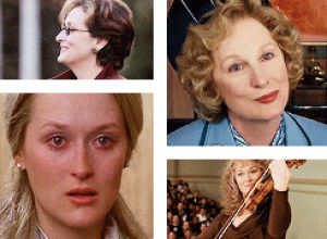 expression,movies,happy,crying,meryl streep,feeling,playing guitar