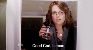 drinking,30 rock,alcohol,liz lemon,disappointed