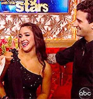 aly raisman,mark ballas,raisnball,this is like a valentines day treat yay,dont even judge me i couldnt help it,if you dont like at least their friendship dont look at me