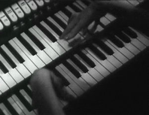 scary,horror,organ,keyboard,old movies,music,film,black and white,vintage,halloween,classic,1960s,hands,spooky,classic film,cult film,carnival of souls,buehler