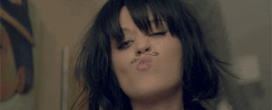 katy perry,silly,mustache,the one that got away