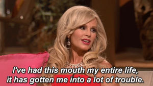real housewives,talking,real housewives of orange county,rhoc,oops,mouth,trouble,tamra judge
