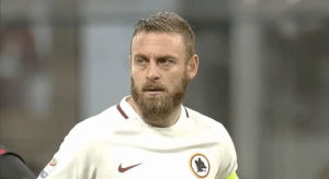 daniele de rossi,football,soccer,reactions,ugh,frustrated,roma,eye roll,thinking,smh,think,calcio,hmm,as roma,frustration,asroma,romagif,rolling eyes,looking up,de rossi