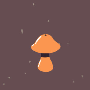 orange,fanta,animation,loop,2d,mushroom,fungi
