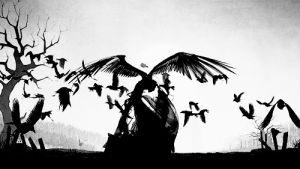 black,ravens,birds,the death