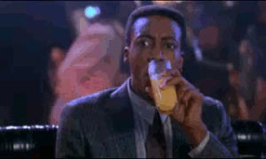 spit take,coming to america,reactiongifs,bar,spit,arsenio hall,funny movie