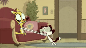 oops,catfight,teletoon,bagel and becky,angry,mad,cartoons,shake,whoops,cat fight,dave cooper,the bagel and becky show,bagelandbecky,oh dear,whats wrong with you