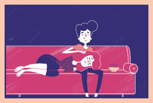 couple,relationship,music,animation,cute couple,character,illustration,loop,happy,video,drawing,comic,romantic,couch,cuddle,jeff buckley,strawberry