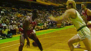 basketball,chicago bulls,nba,1980s,michael jordan,dribble,midrange,1986 playoffs,042086
