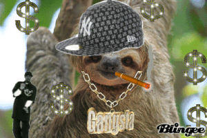 sloth,gangster