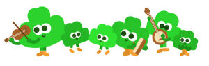 st patricks day,google,adorable,4 leaf clover