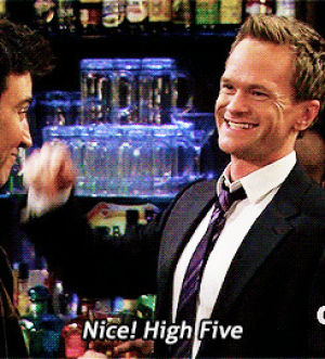 barney stinson,how i met your mother,high five