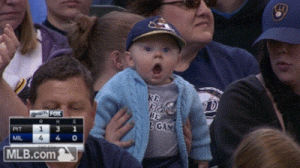 baseball,shocked,mlb,baby,omg,stunned,jaw drop,sports,baseballbegins