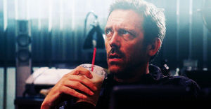 coffe,doctor house,hugh laurie,house md,drinking,coffee,house