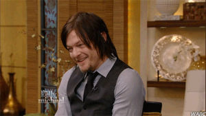 norman reedus,normanreedus,twd,tv,television,celebrities,celebs,the walking dead,celebrity,daryl dixon,caryl,live with kelly and michael,bethyl,the walking dead amc,daryldixon,walking dead daryl,norman reedus live with kelly and michael