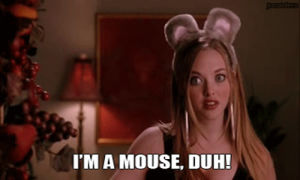 mouse,costume,mean girls,halloween