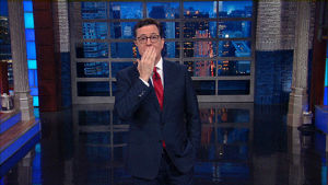 blow kisses,lovey kiss,stephen colbert,i love you,crush,late show,love you,blow kiss