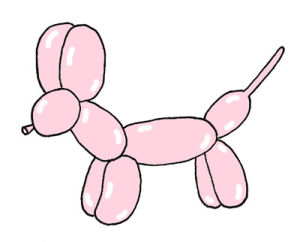 cute,animal,pink,balloon