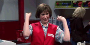 target lady,yes,hooray,celebrate,snl,kristen wiig,target,excited,saturday night live,celebration,fuck yeah,stoked,done with finals